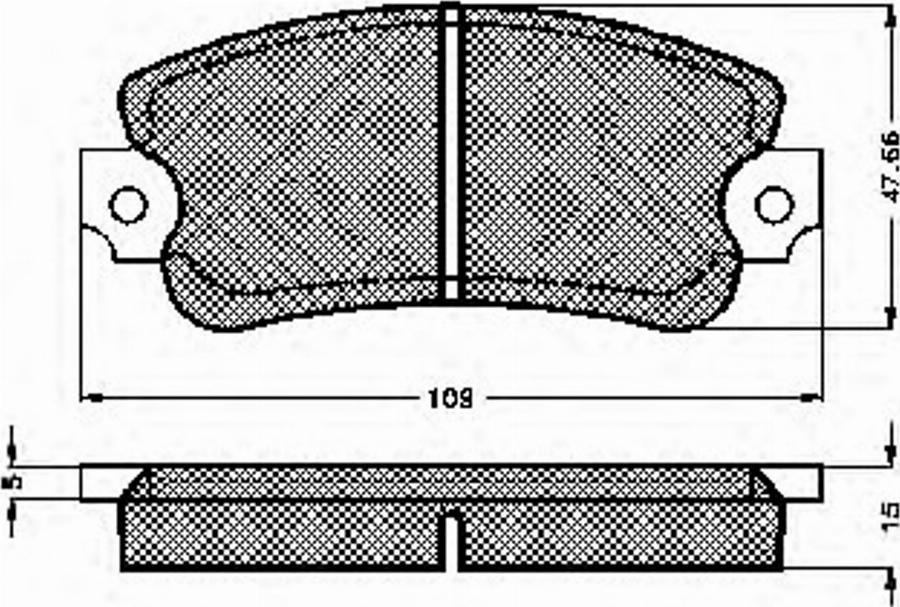 Spidan 32135 - Brake Pad Set, disc brake www.autospares.lv