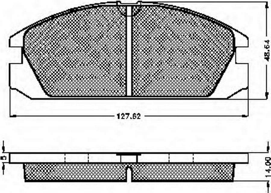 Spidan 32130 - Brake Pad Set, disc brake www.autospares.lv