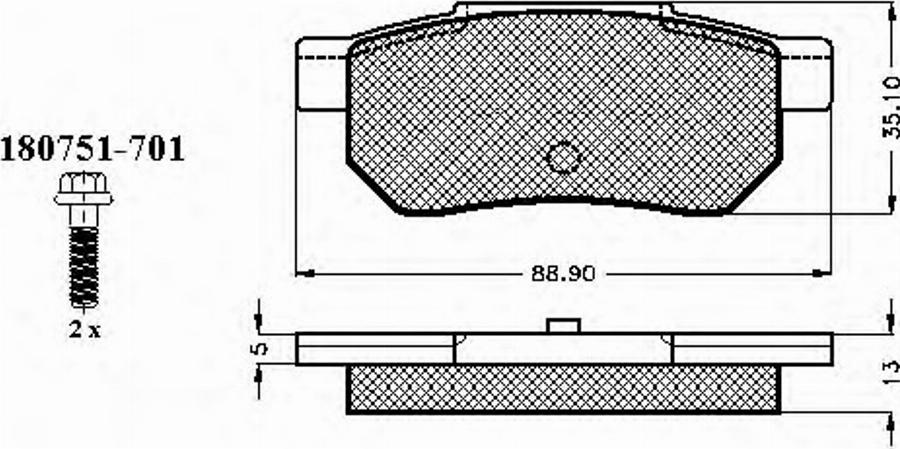 Spidan 32131 - Bremžu uzliku kompl., Disku bremzes autospares.lv