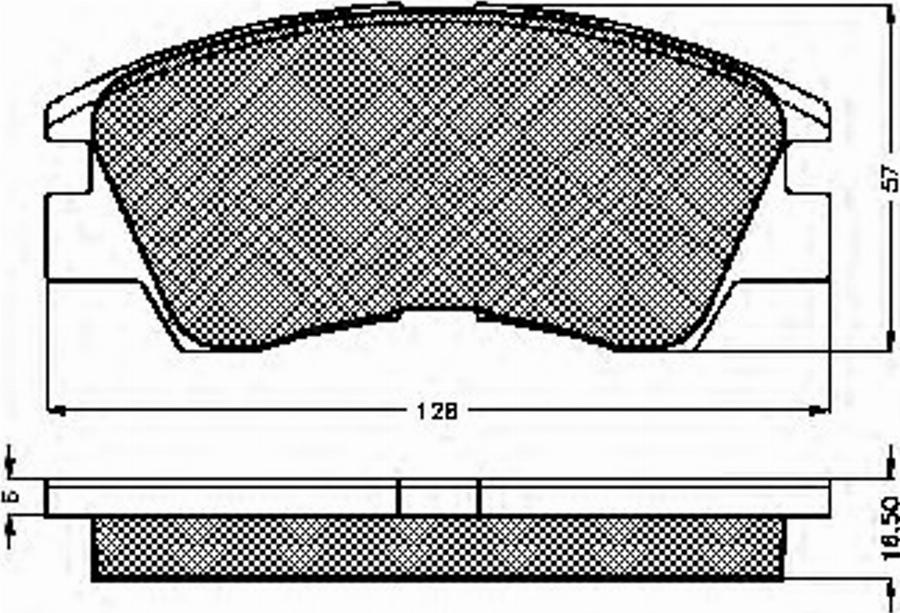 Spidan 32124 - Тормозные колодки, дисковые, комплект www.autospares.lv