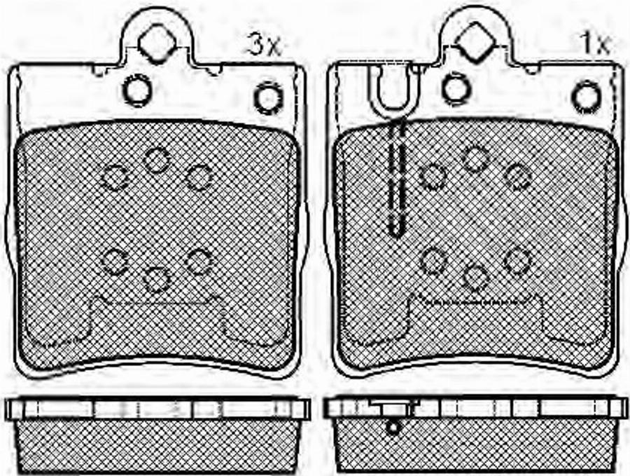 Spidan 32895 - Bremžu uzliku kompl., Disku bremzes www.autospares.lv