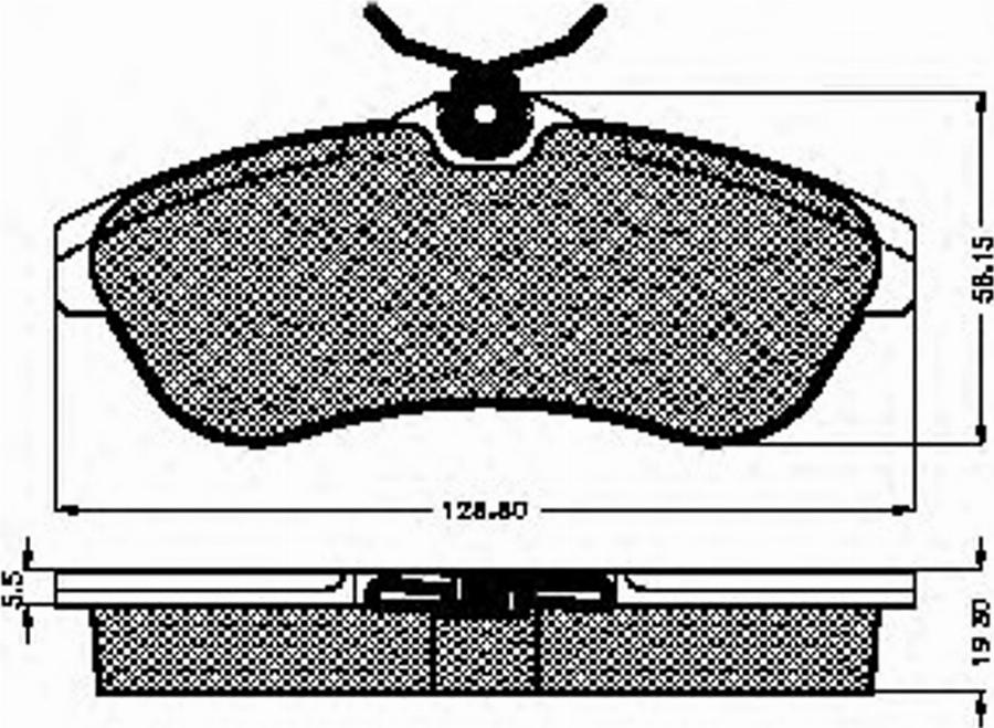 Spidan 32844 - Bremžu uzliku kompl., Disku bremzes www.autospares.lv