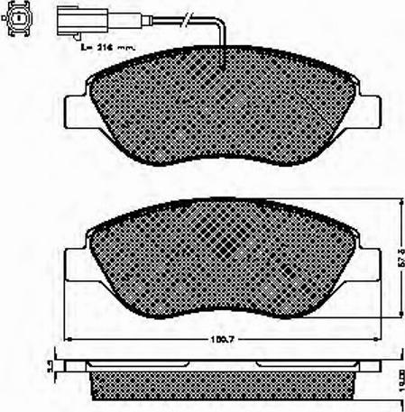 Spidan 32842 - Bremžu uzliku kompl., Disku bremzes autospares.lv