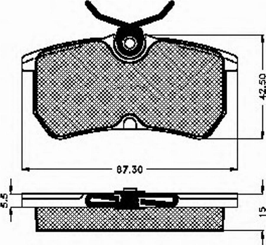 Spidan 32805 - Bremžu uzliku kompl., Disku bremzes www.autospares.lv