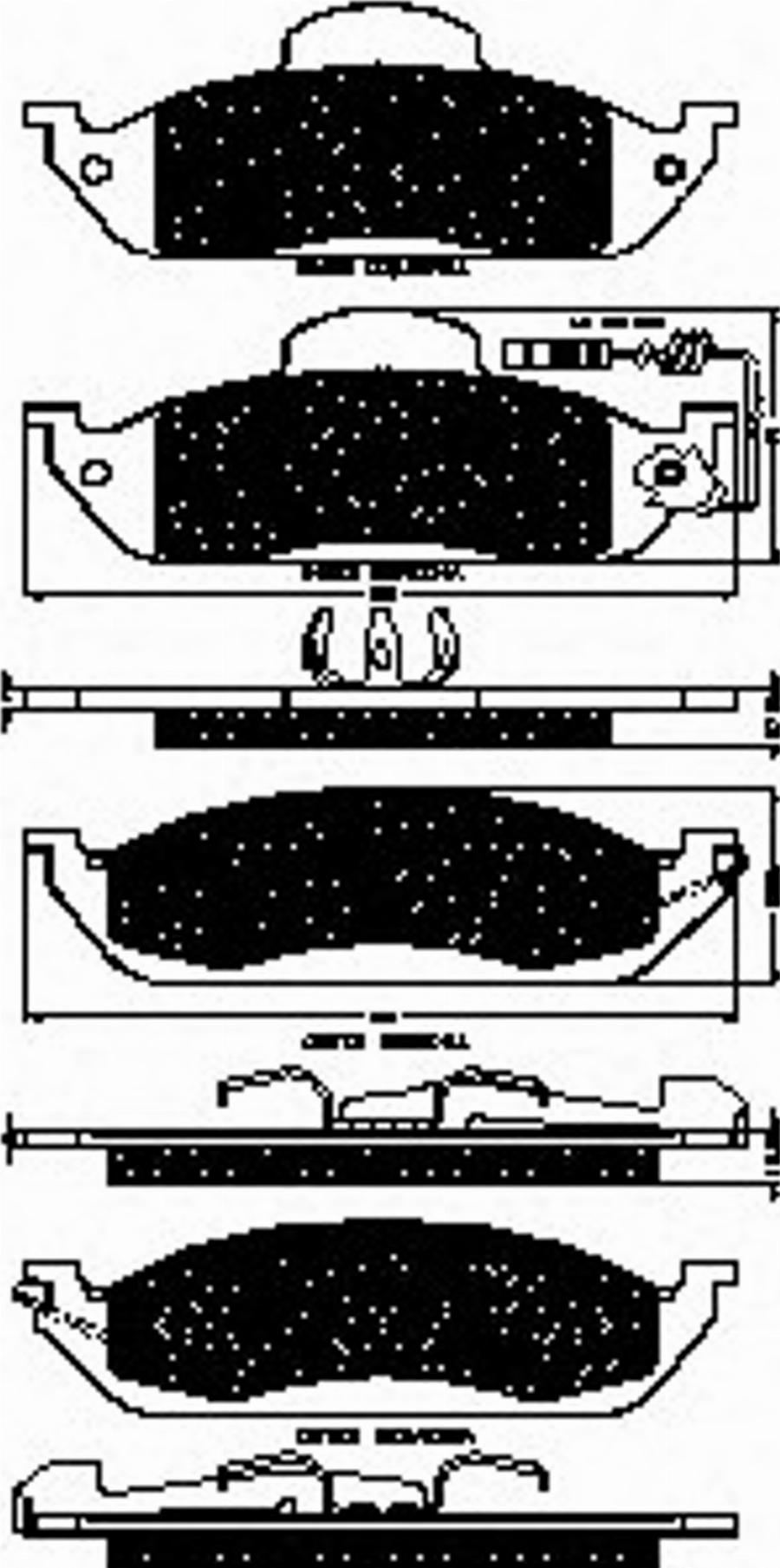 Spidan 32806 - Bremžu uzliku kompl., Disku bremzes www.autospares.lv