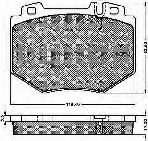 Spidan 32819 - Bremžu uzliku kompl., Disku bremzes www.autospares.lv