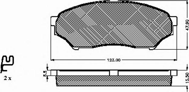 Spidan 32811 - Bremžu uzliku kompl., Disku bremzes www.autospares.lv