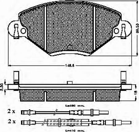 Spidan 32835 - Bremžu uzliku kompl., Disku bremzes www.autospares.lv