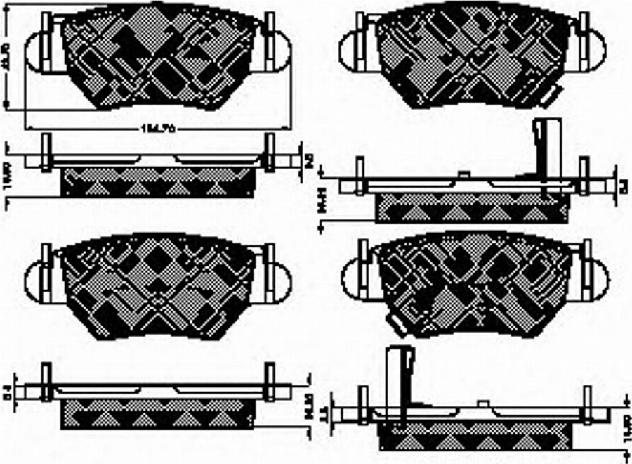 Spidan 32879 - Bremžu uzliku kompl., Disku bremzes www.autospares.lv