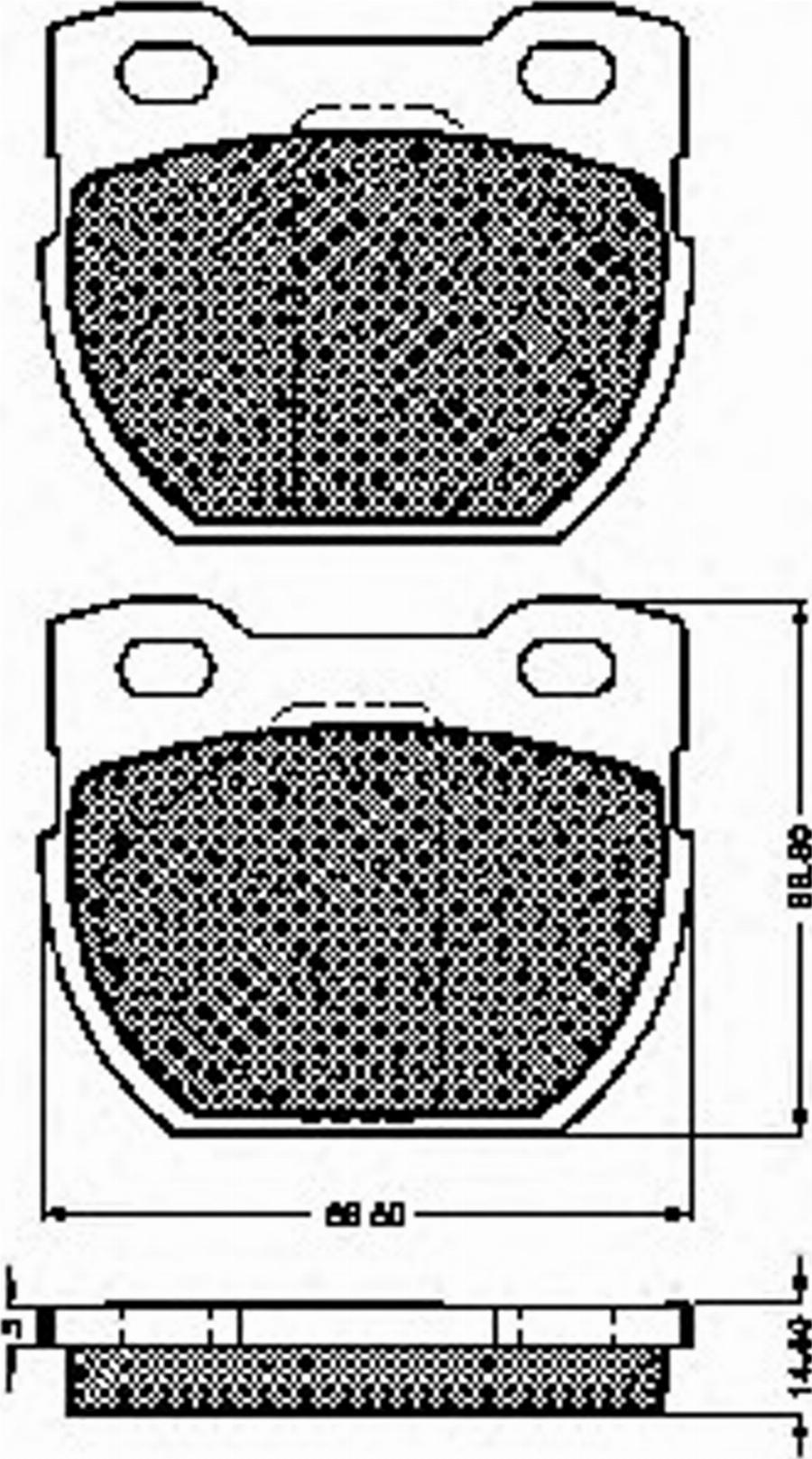 Spidan 32874 - Bremžu uzliku kompl., Disku bremzes www.autospares.lv