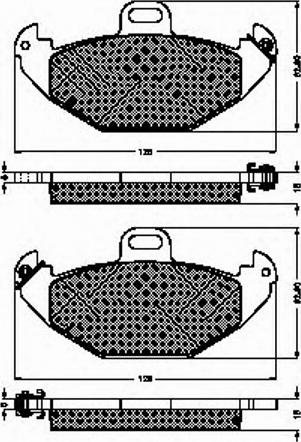 Spidan 32300 - Brake Pad Set, disc brake www.autospares.lv