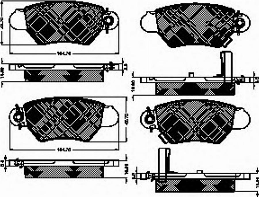 Spidan 32335 - Bremžu uzliku kompl., Disku bremzes autospares.lv