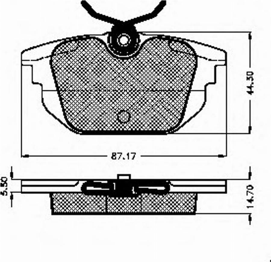 Spidan 32372 - Brake Pad Set, disc brake www.autospares.lv