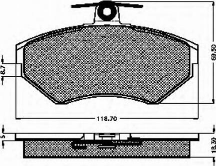 Spidan 32295 - Brake Pad Set, disc brake www.autospares.lv