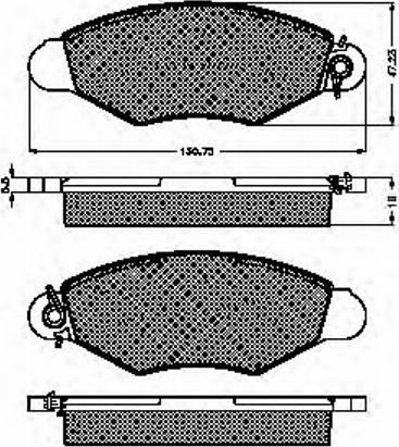 Spidan 32291 - Bremžu uzliku kompl., Disku bremzes www.autospares.lv