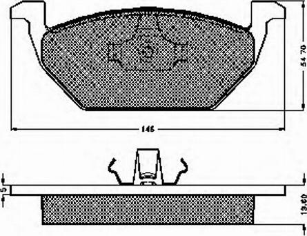 Spidan 32259 - Brake Pad Set, disc brake www.autospares.lv