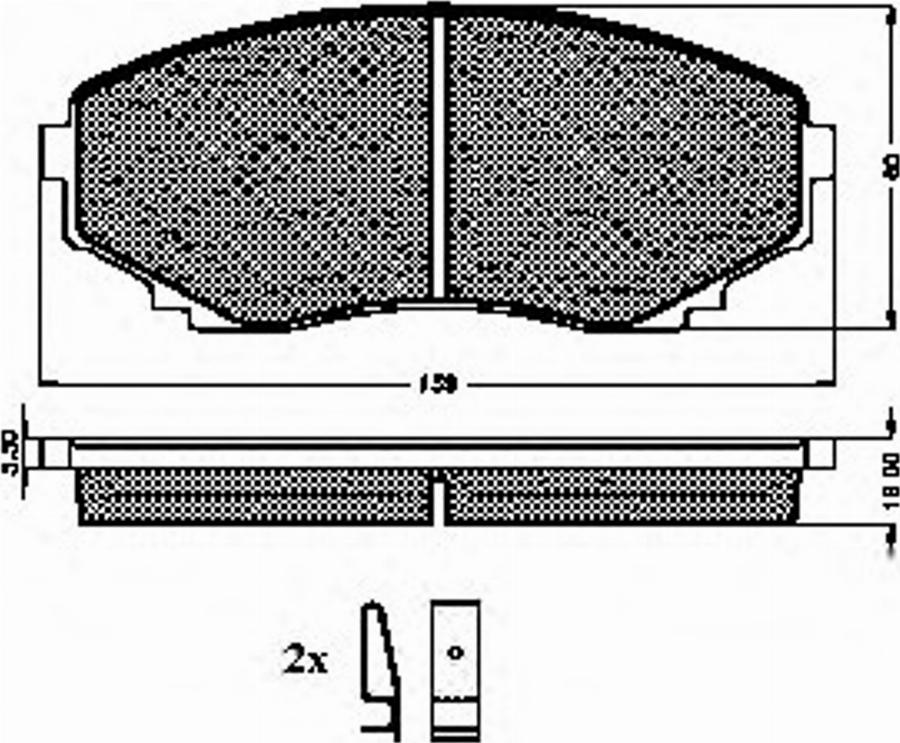 Spidan 32269 - Bremžu uzliku kompl., Disku bremzes www.autospares.lv