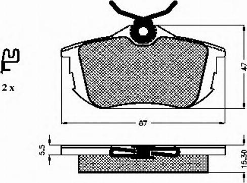 Spidan 32219 - Тормозные колодки, дисковые, комплект www.autospares.lv