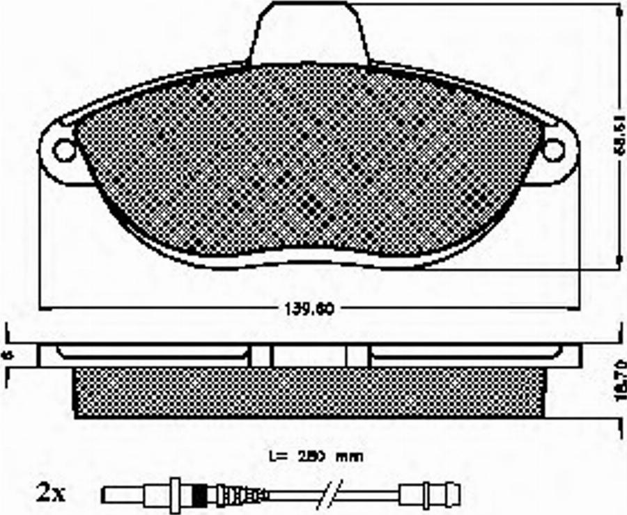 Spidan 32226 - Bremžu uzliku kompl., Disku bremzes www.autospares.lv