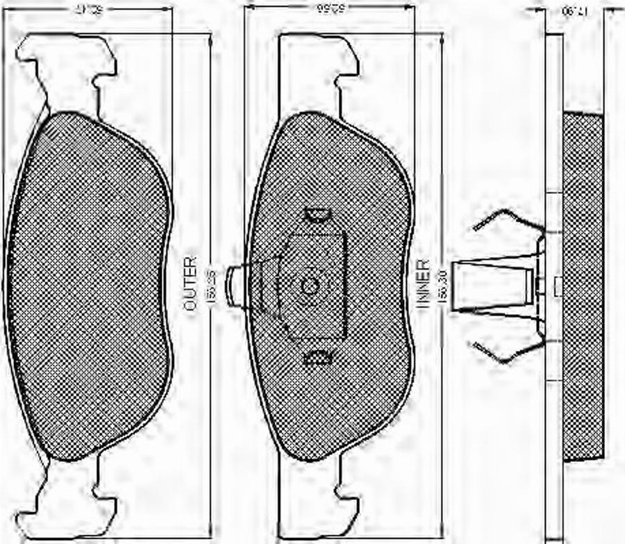 Spidan 32794 - Bremžu uzliku kompl., Disku bremzes www.autospares.lv