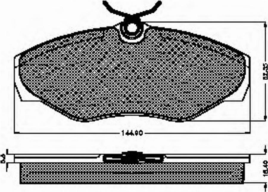 Spidan 32744 - Bremžu uzliku kompl., Disku bremzes autospares.lv