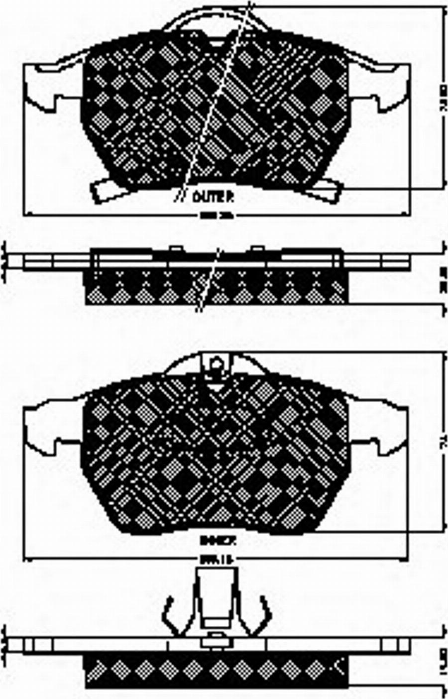 Spidan 32756 - Brake Pad Set, disc brake www.autospares.lv