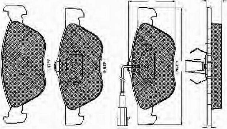 Spidan 32764 - Brake Pad Set, disc brake www.autospares.lv