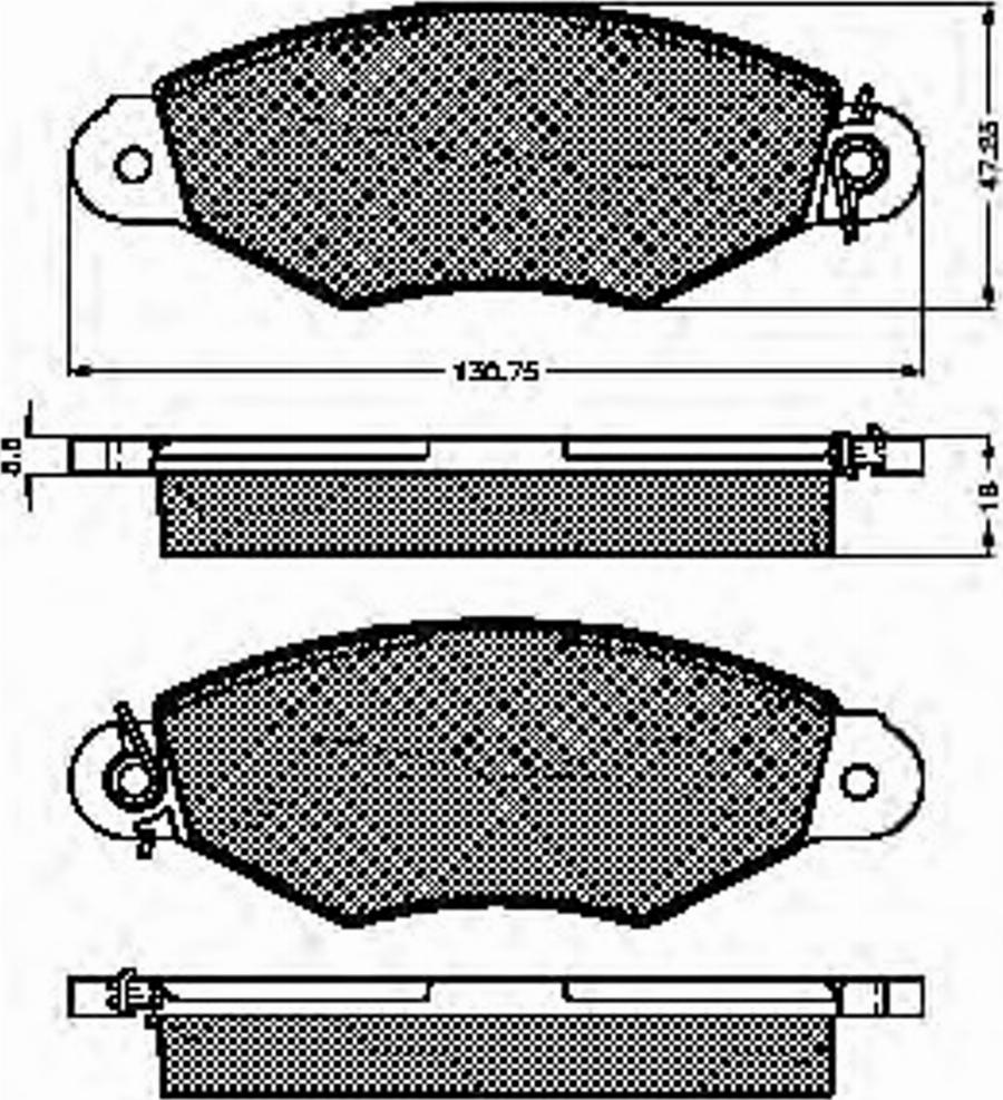 Spidan 32761 - Bremžu uzliku kompl., Disku bremzes autospares.lv