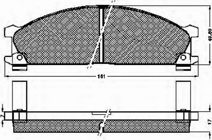 Spidan 32700 - Brake Pad Set, disc brake www.autospares.lv