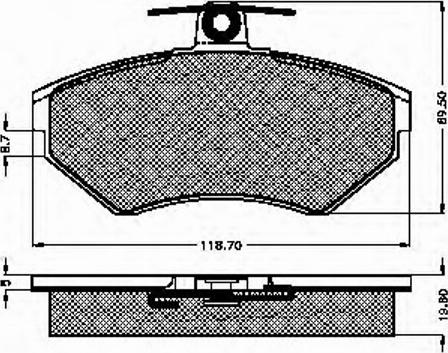 Spidan 32711 - Bremžu uzliku kompl., Disku bremzes www.autospares.lv