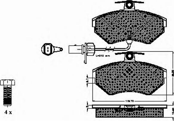 Spidan 32712 - Bremžu uzliku kompl., Disku bremzes autospares.lv