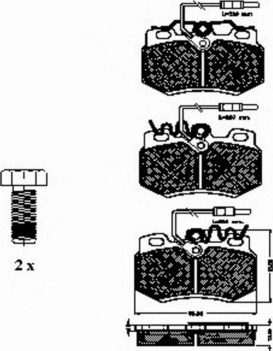 Spidan 32739 - Bremžu uzliku kompl., Disku bremzes www.autospares.lv