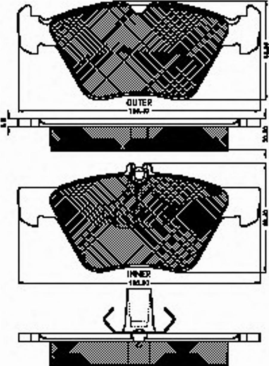 Spidan 32731 - Bremžu uzliku kompl., Disku bremzes www.autospares.lv