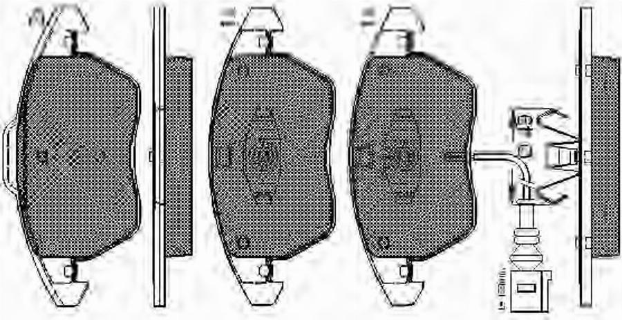 Spidan 32738 - Brake Pad Set, disc brake www.autospares.lv