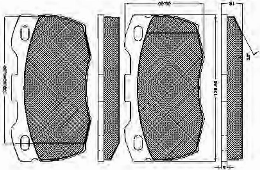 Spidan 32728 - Bremžu uzliku kompl., Disku bremzes www.autospares.lv