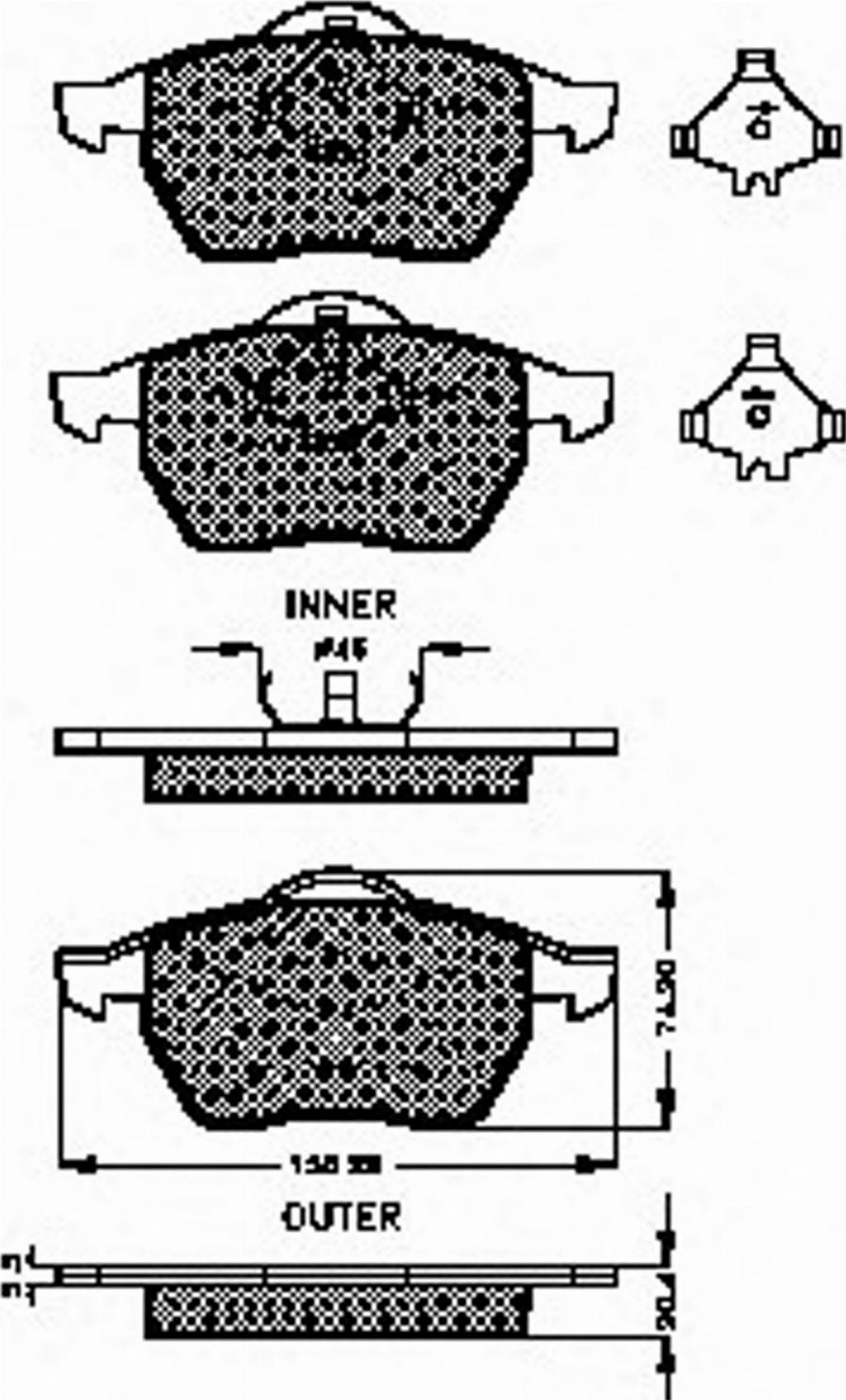 Spidan 32727 - Brake Pad Set, disc brake www.autospares.lv