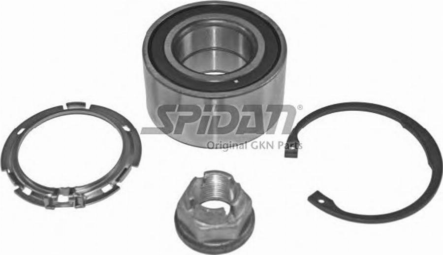 Spidan 26345 - Подшипник ступицы колеса, комплект www.autospares.lv