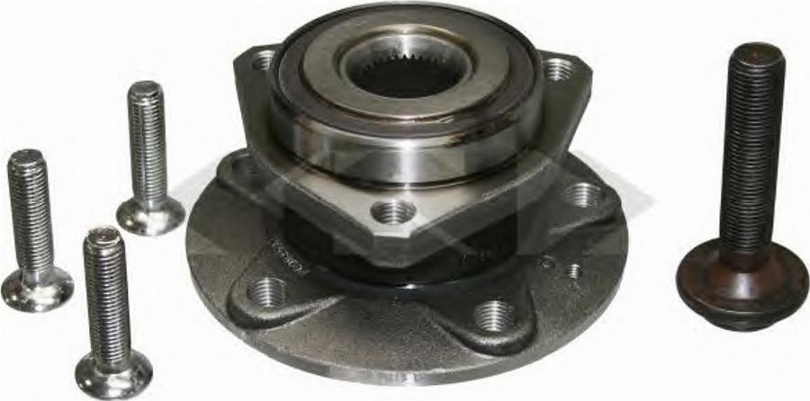 Spidan 27520 - Подшипник ступицы колеса, комплект www.autospares.lv