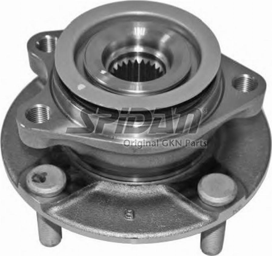 Spidan 27797 - Подшипник ступицы колеса, комплект www.autospares.lv