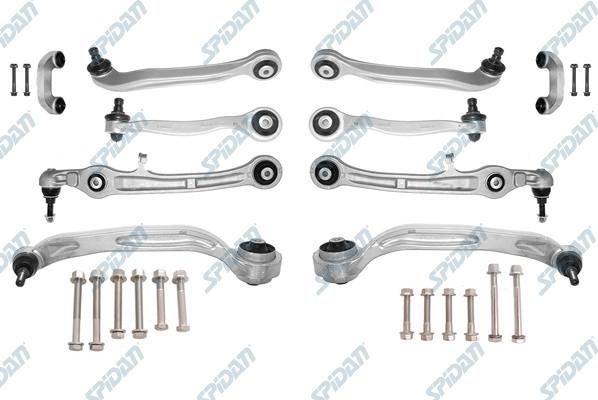 SPIDAN CHASSIS PARTS 46500 - Подвеска колеса, комплект www.autospares.lv