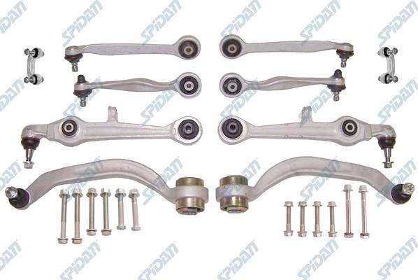 SPIDAN CHASSIS PARTS 46880 - Remkomplekts, Neatk. balstiekārtas šķērssvira www.autospares.lv