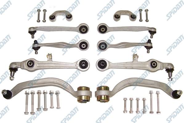 SPIDAN CHASSIS PARTS 40009 - Remkomplekts, Neatk. balstiekārtas šķērssvira www.autospares.lv