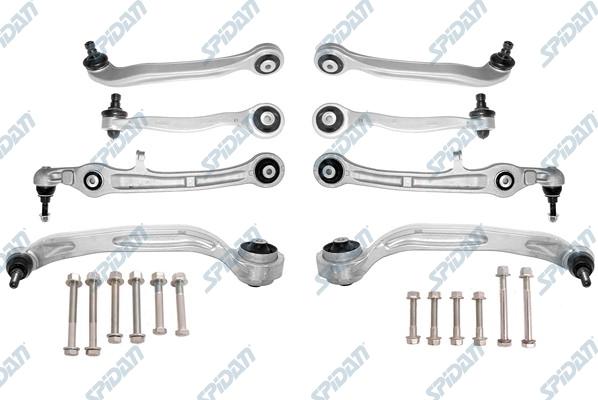 SPIDAN CHASSIS PARTS 40004 - Подвеска колеса, комплект www.autospares.lv