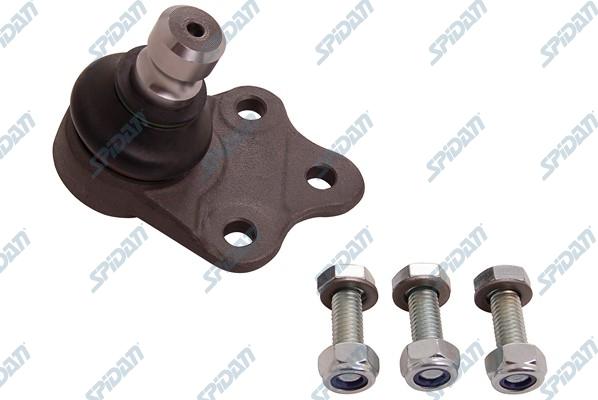 SPIDAN CHASSIS PARTS 58665 - Balst / Virzošais šarnīrs autospares.lv