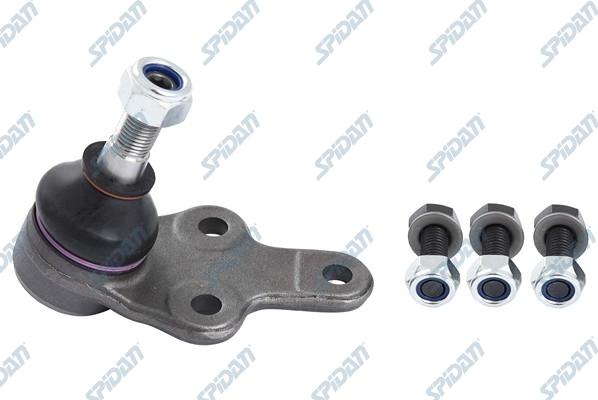 SPIDAN CHASSIS PARTS 57666 - Balst / Virzošais šarnīrs autospares.lv