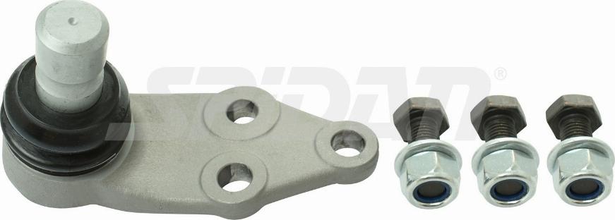 SPIDAN CHASSIS PARTS 62196 - Шаровая опора, несущий / направляющий шарнир www.autospares.lv