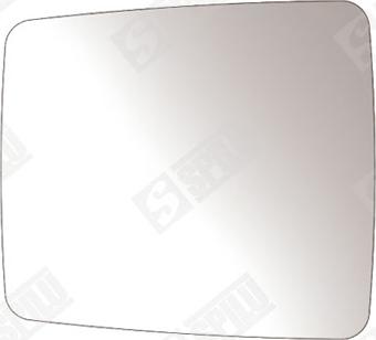 Spilu 914837 - Spoguļstikls, Platleņķa spogulis www.autospares.lv