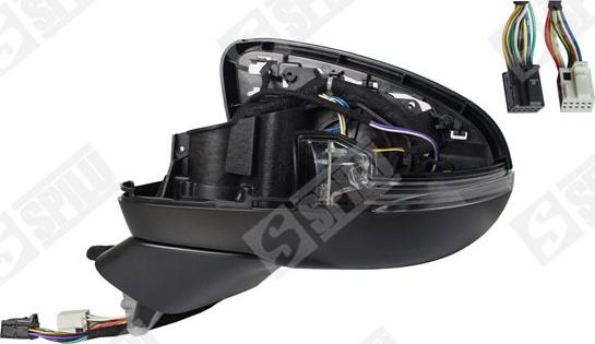 Spilu 59075 - Outside Mirror www.autospares.lv