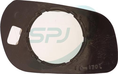 SPJ L-0425 - Spoguļstikls, Ārējais atpakaļskata spogulis www.autospares.lv