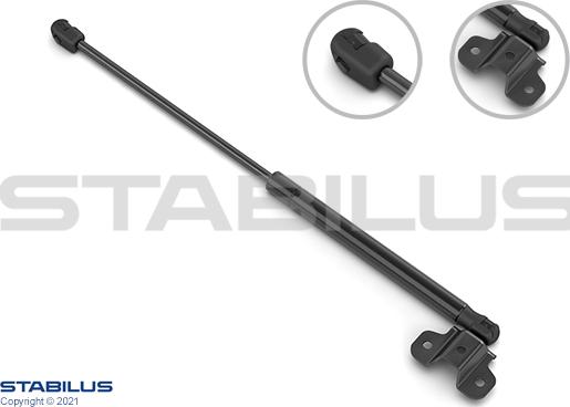 STABILUS 553785 - Gāzes atspere, Motora pārsegs www.autospares.lv